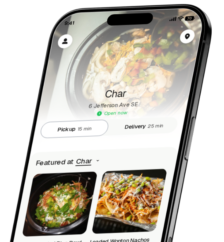 Char app preview