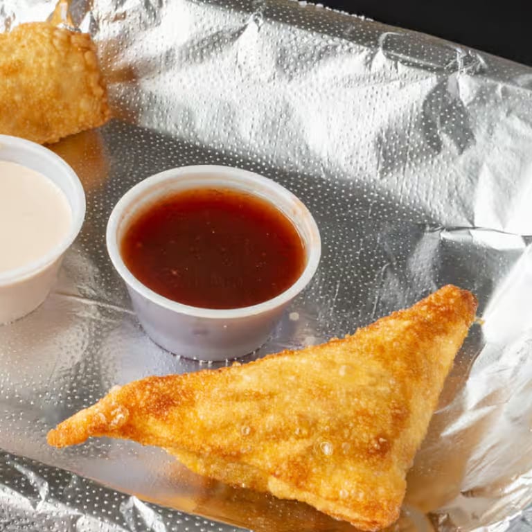 Savor Our Crab Rangoon